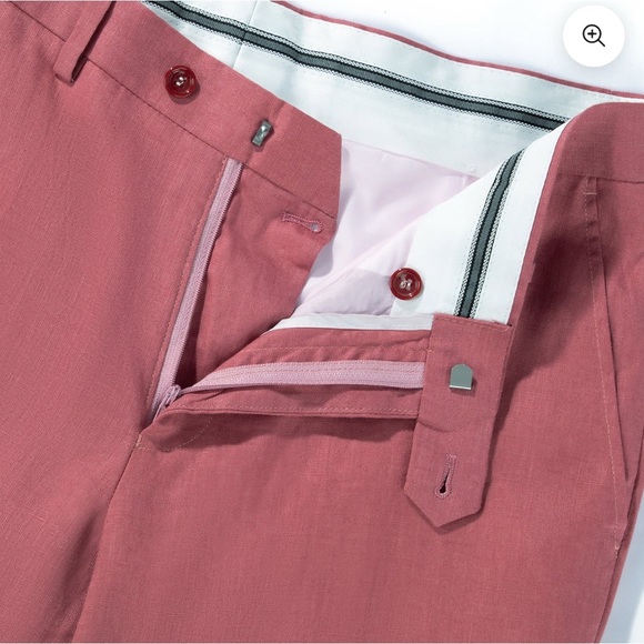 Elegant Men's Rose Suit Set - Picture 3 of 12